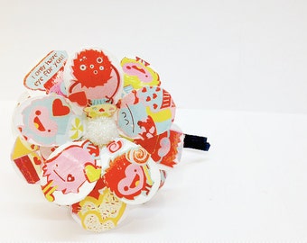Little Monsters Daisy Paper Mache Headband