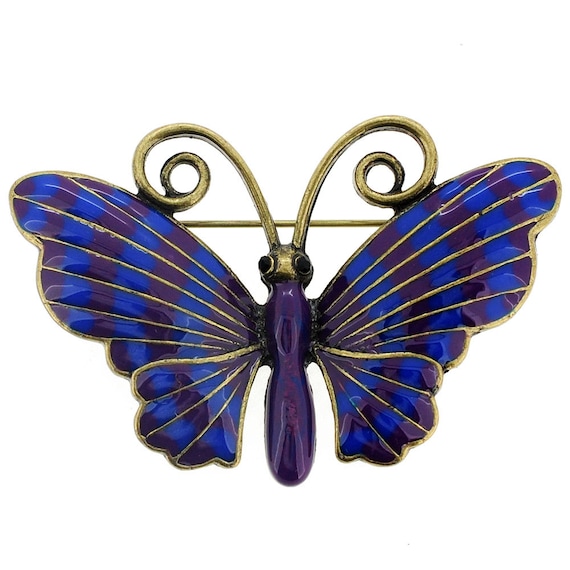 Blue Butterfly Pin Brooch 1001281