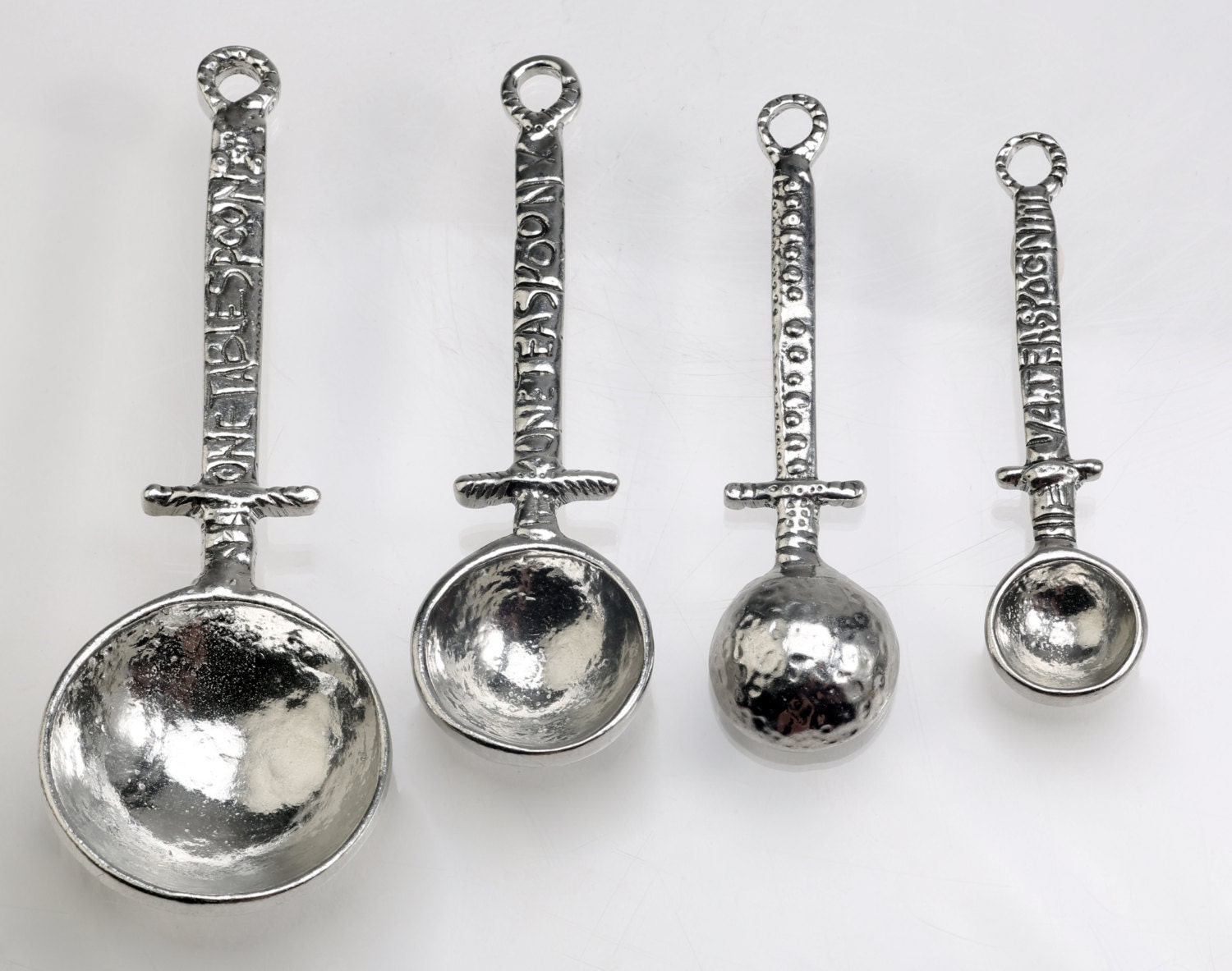 Pewter Measuring Spoons Measuring Spoon Set by CrosbyandTaylor