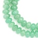 Green Aventurine Beads - 8mm Rondelle - Half Strand