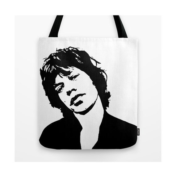 Rolling Stones tote bag,personalized tote,shopping bag,shoulder bag ...