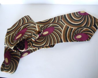 Urban Canvas Silk Swirl Necktie Men's Accessory