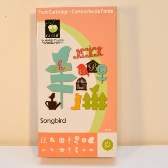 Cricut Cartridge Songbird..... Retired