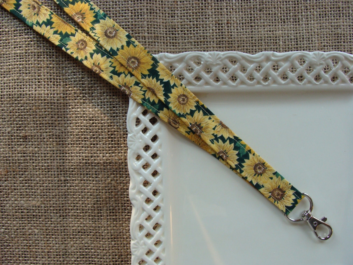 Lanyard Badge Classic Sunflowers