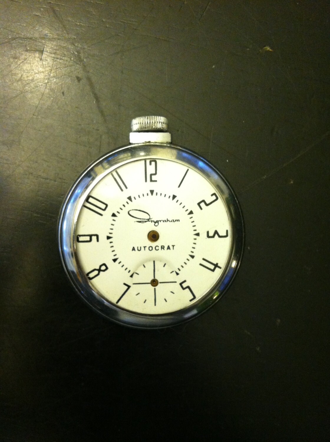 Vintage Ingraham Autocrat Pocket Watch by InspiredTreasureNest