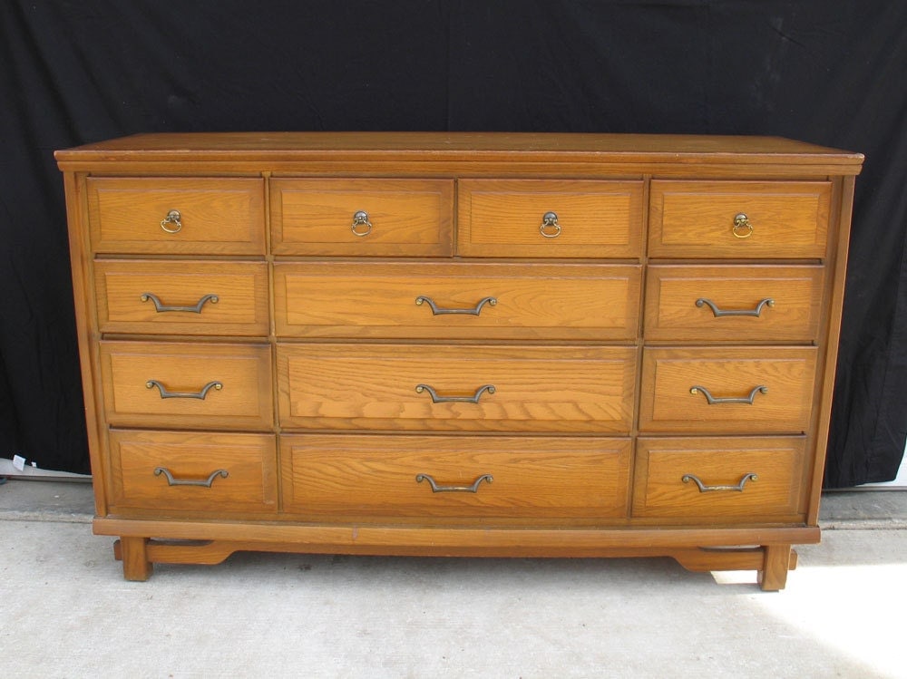 Vintage Sumter Co. 13 Drawer Dresser Korn Industries