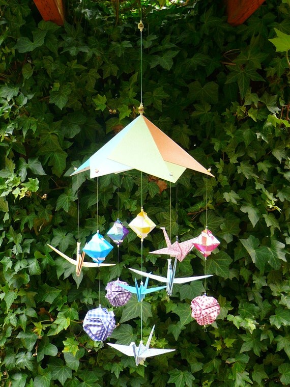 Items similar to Origami Mobile / Paper Mobile on Etsy