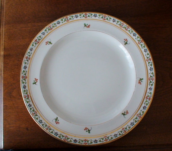 Antique John Maddock & Sons Royal Vitreous Dinner Plate