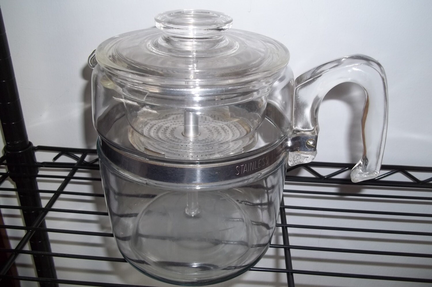 9 Cup Pyrex Coffee Pot Complete