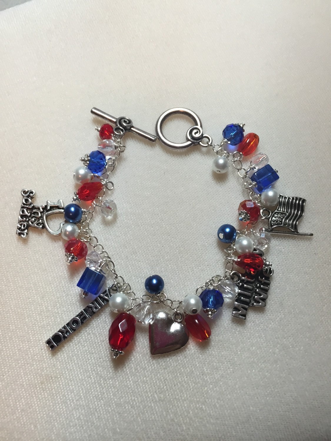 Air Force wife bracelet military wife USA