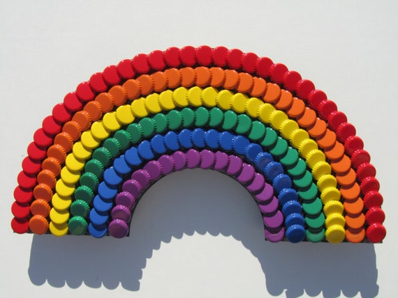 Bottle Cap Wall Art bottle cap rainbow metal wall art Bottle Cap Wall Art bottle cap rainbow metal wall art