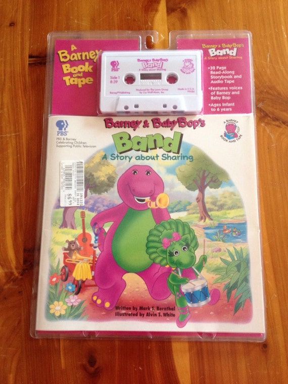 Never Opened Barney And Baby Bop Book And by HopeKnowsVintage