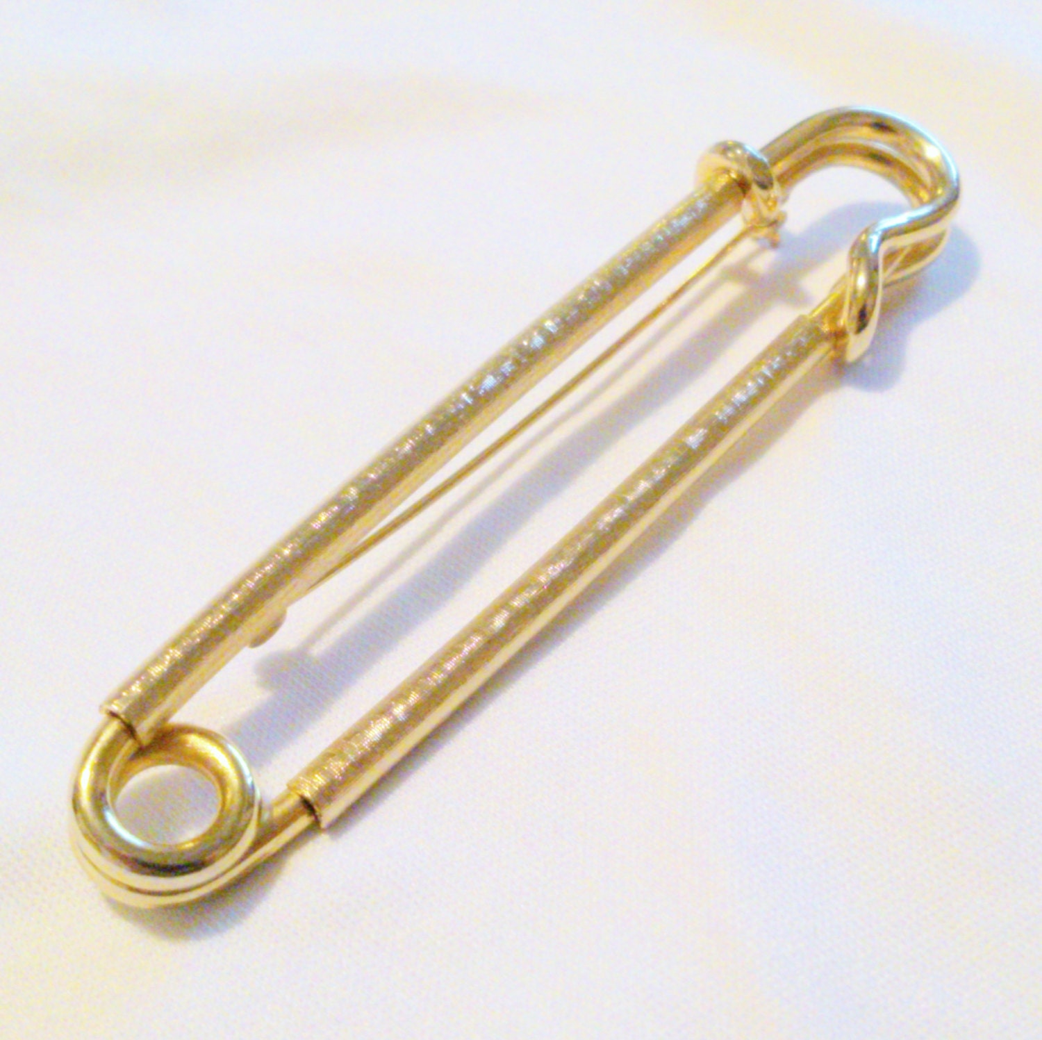 Vintage Oversized Safety Pin Kilt Pin Brooch
