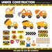 Construction Clip Art Digital Scrapbook Pack digital files