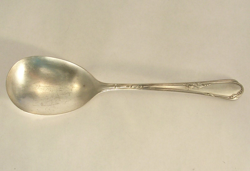 Wm. A. Rogers Silverplate Casserole Spoon in the by JohnGermaine