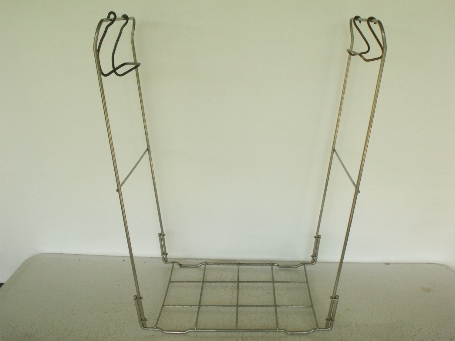 Trash Bag Holder Laundry Frame Metal Stand Recycling Folding 5
