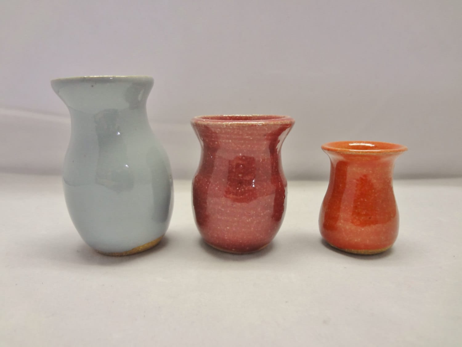 Ceramic Miniature Vase Set Mini Ceramic Vases Miniature Blue