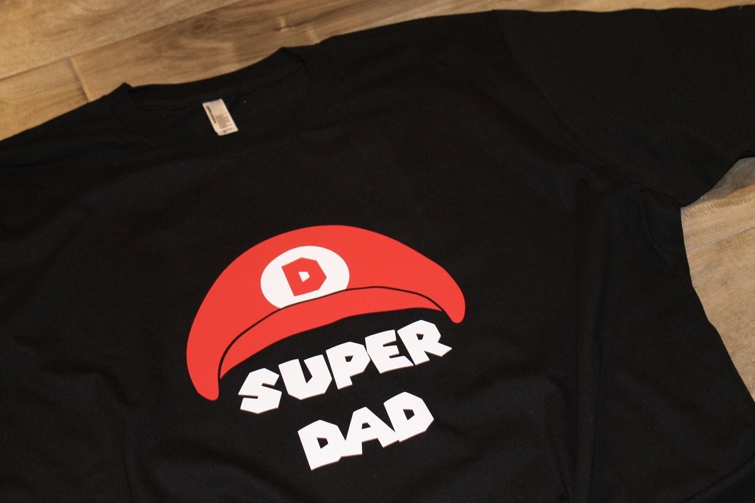 SUPER MARIO birthday shirt for adults Super Dad