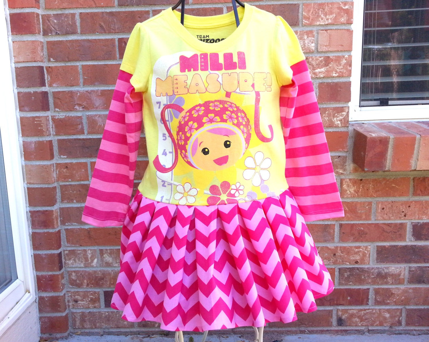 Items similar to toddler girls dress Team Umizoomi MILLI Measure Dress ...