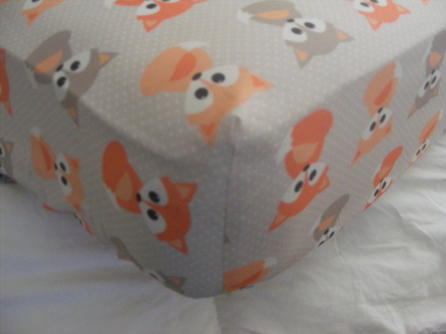 Fitted Crib Sheet Black White Premium Designer Fabric Little