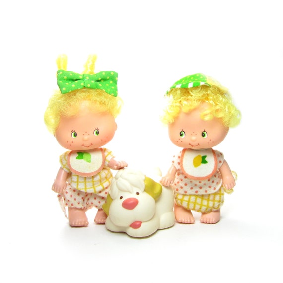 Lem & Ada Twins Strawberry Shortcake Dolls by BrownEyedRoseVintage