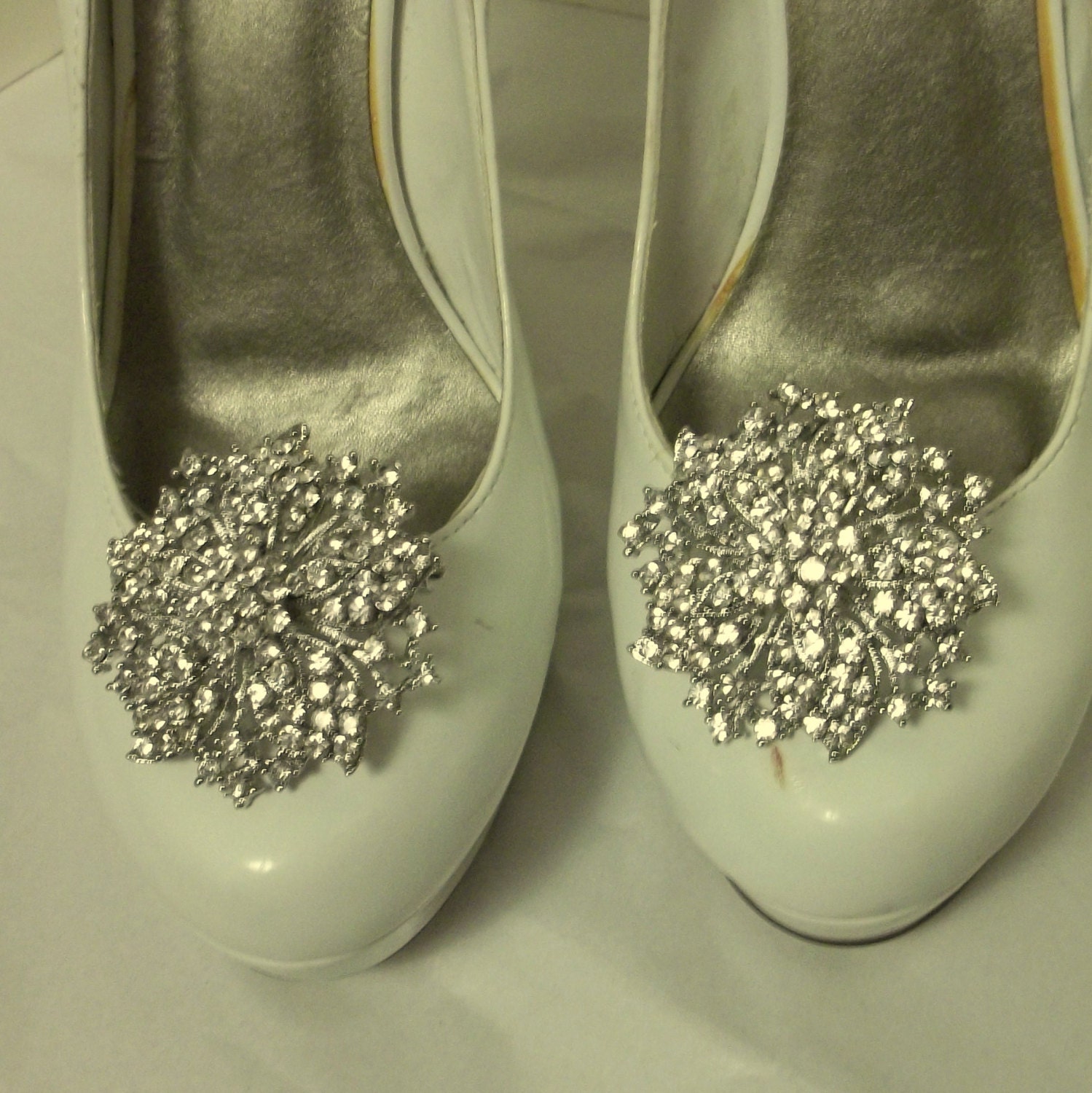 Wedding Shoe Clips Bridal Shoe Clips Rhinestone by ShoeClipsOnly