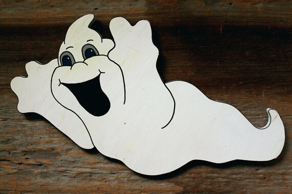 vintage wooden ghost handmade