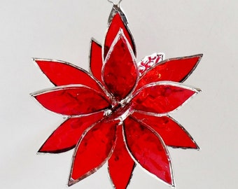 3D Stained Glass Suncatcher. Flower. Flower of Life - Swirl.