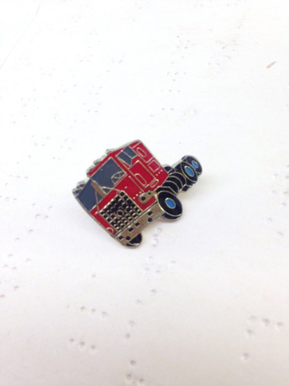 Semi truck lapel pin vintage mack truck hat pin trucker