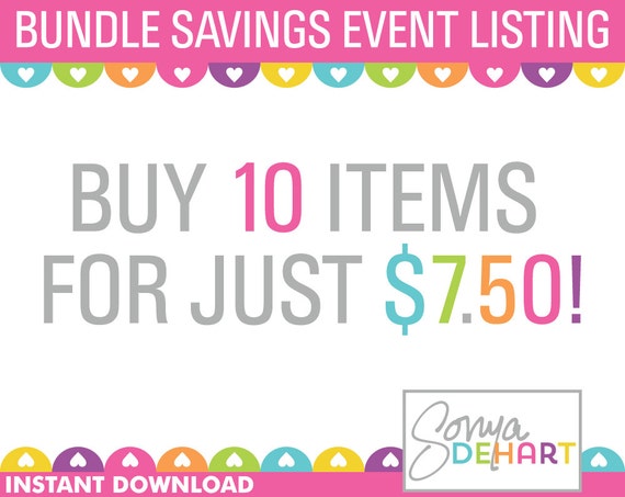 50% OFF Sale Clipart Bundles and Digital Papers Buy ANY 10 Items Sale Royalty Free Clip Art - Instant Digital Download Il_570xn