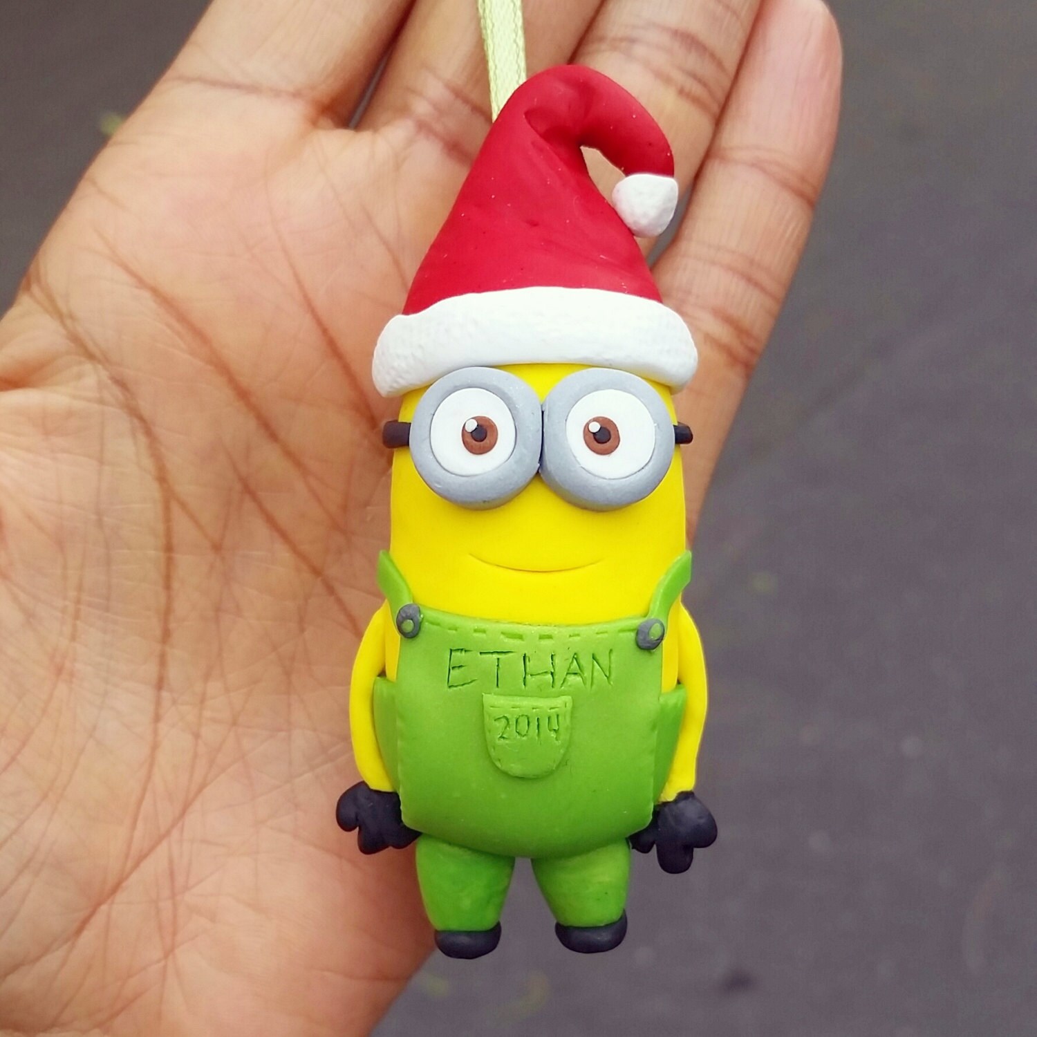 Minion ornament Minion figurine polymer clay Minion by NeckLaced