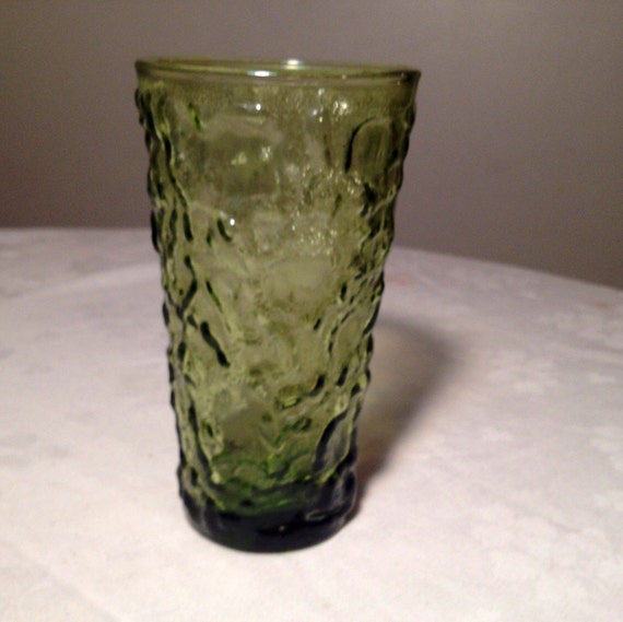 Vintage Glass Tumbler Anchor Hocking Lido by vintagepoetic on Etsy