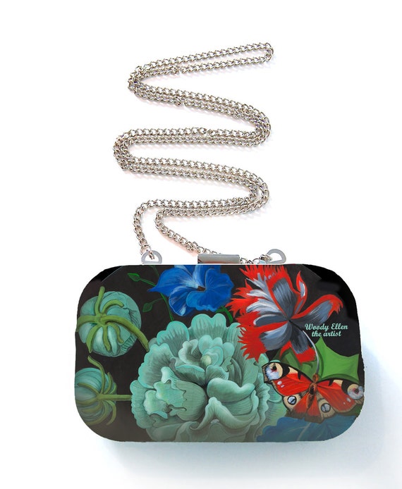 Box purse,box clutch,Burlesque,birthday gift,gifts for her,gifts for mom,Woody Ellen handbag,christmas gifts,christmas gift ideas,gifts