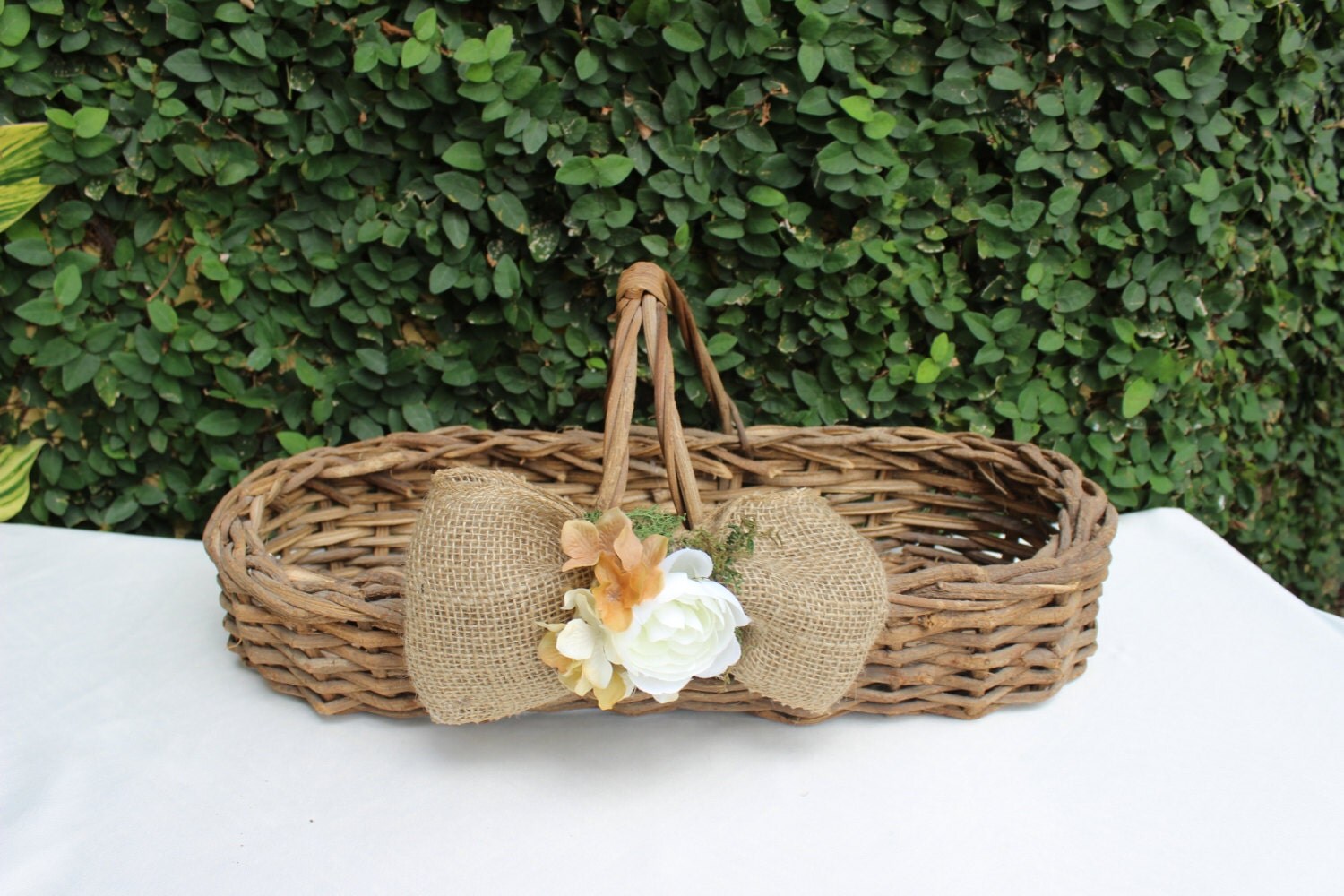 Rustic Wedding Decor / Wedding Sparkler Basket / Wedding Wand Basket