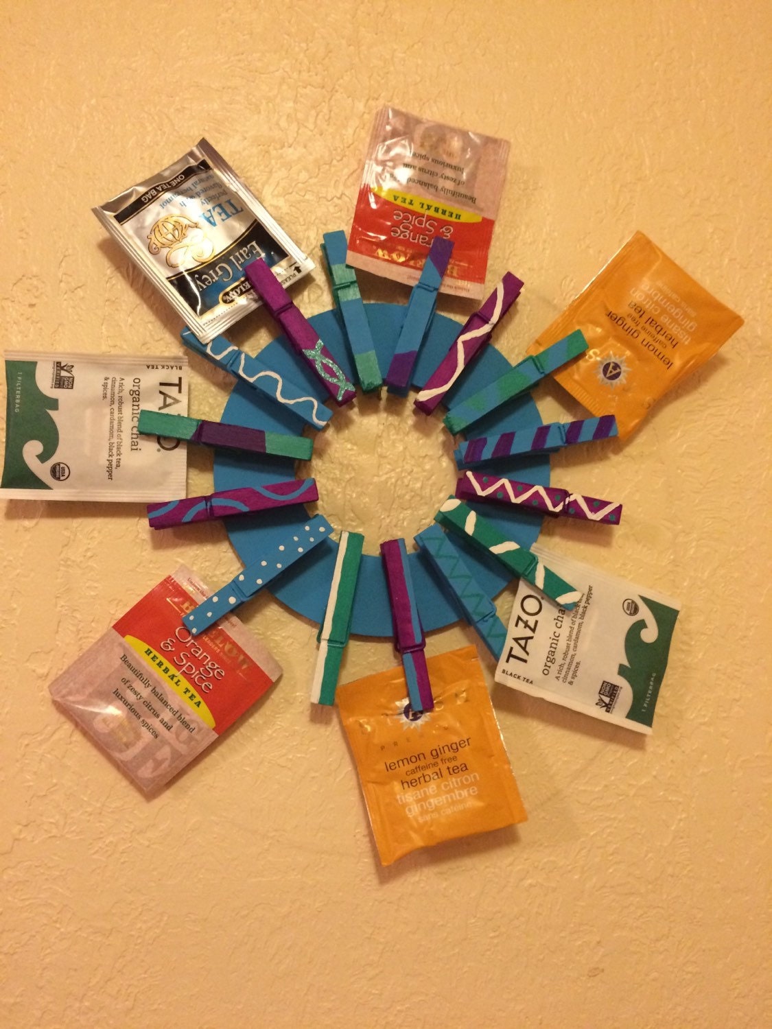 Hanging Tea Holder by DesignByMags1 on Etsy