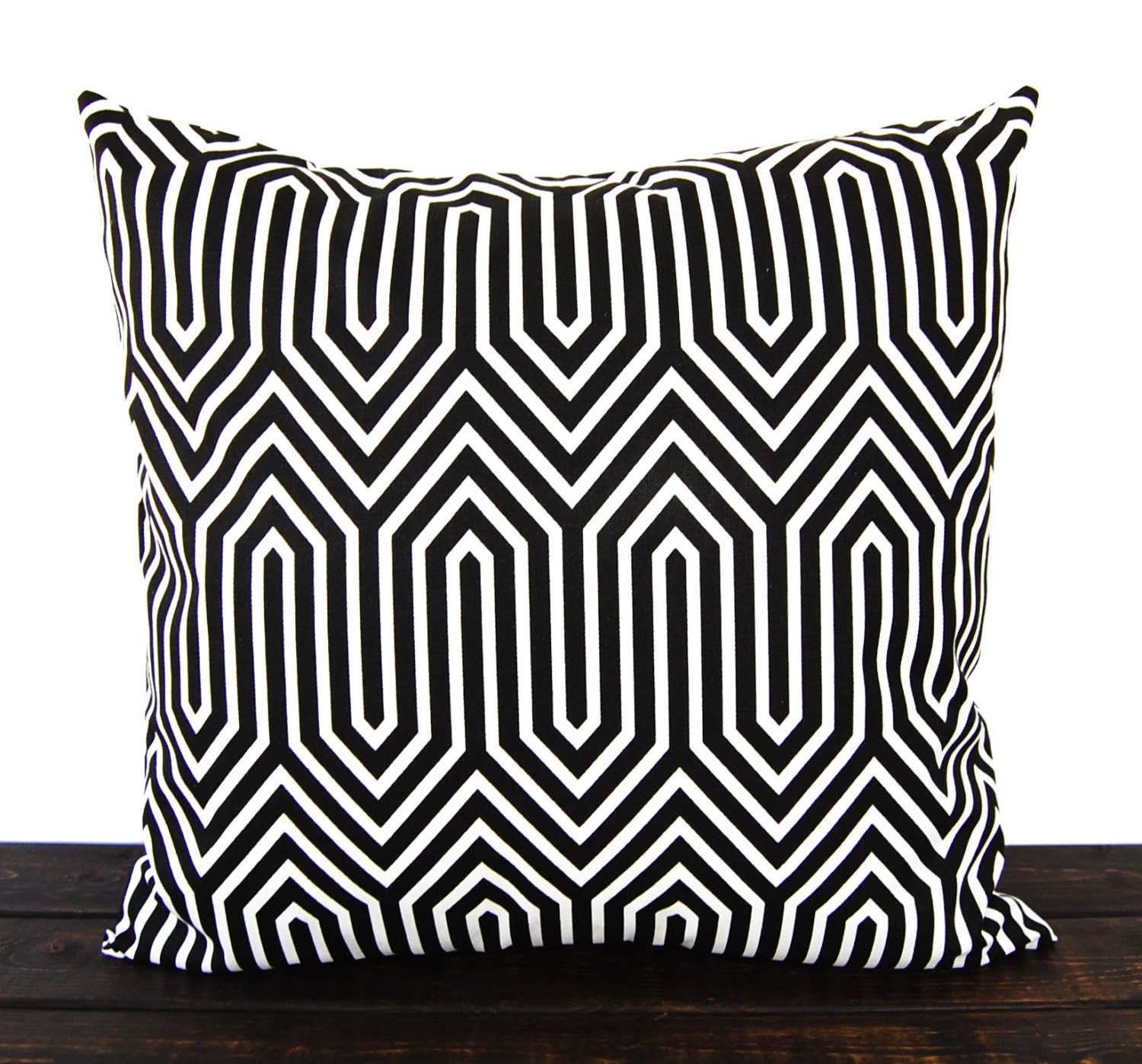 Throw pillow cover black white geometric cushion cover pillow