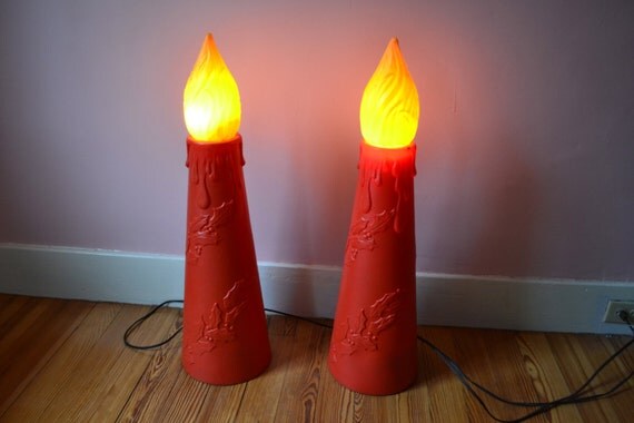 blow mold christmas candle lights set of 2 outdoor decoration blow mold christmas candle lights set of 2 outdoor decoration