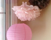 Sweetness/ Tissue Poms & Paper Lanterns //Baby Shower/Nursery Decor/Birthday/Bridal Shower/Wedding Shower Sweetness/ Tissue Poms & Paper Lanterns //Baby Shower/Nursery Decor/Birthday/Bridal Shower/Wedding Shower
