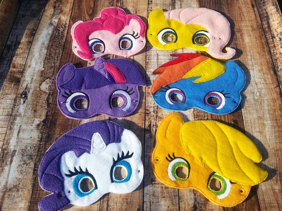 My Little Pony felt Mask by Pluzzies on Etsy