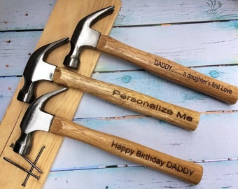 Groomsman Gift/Personalized Hammer/16 oz. hammer with Custom Message/Best Man Gift/Father of the Groom/Father of the Bride/Mens Gifts