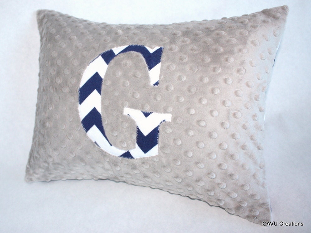 Personalized Nursery Pillow in Your Choice of by CAVUcreations