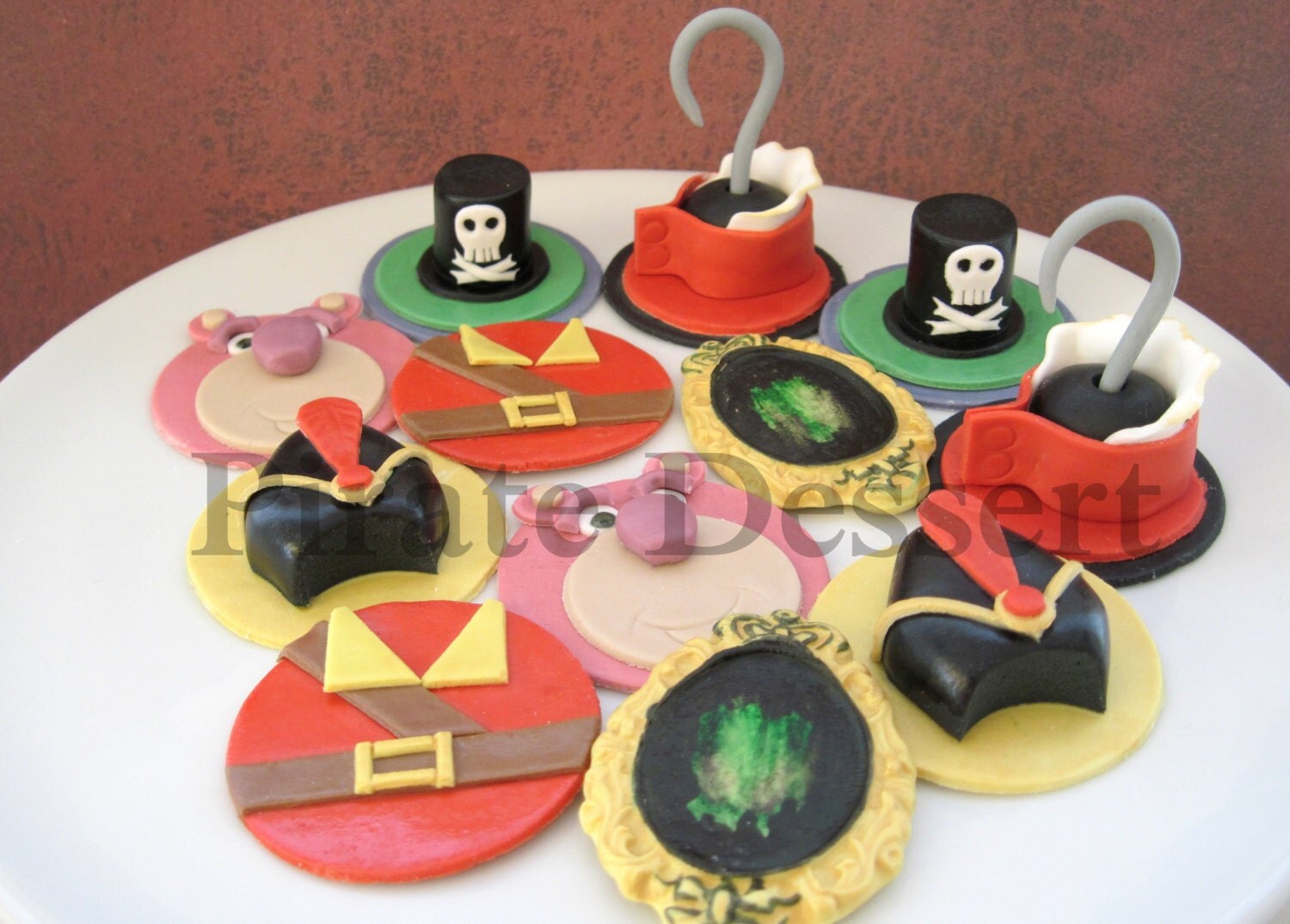 DISNEY VILLAINS Male Set Edible Cupcake toppers Iconic