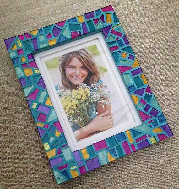 Jewel Tones Photo Frame Teen Room Decor Colorful by ...