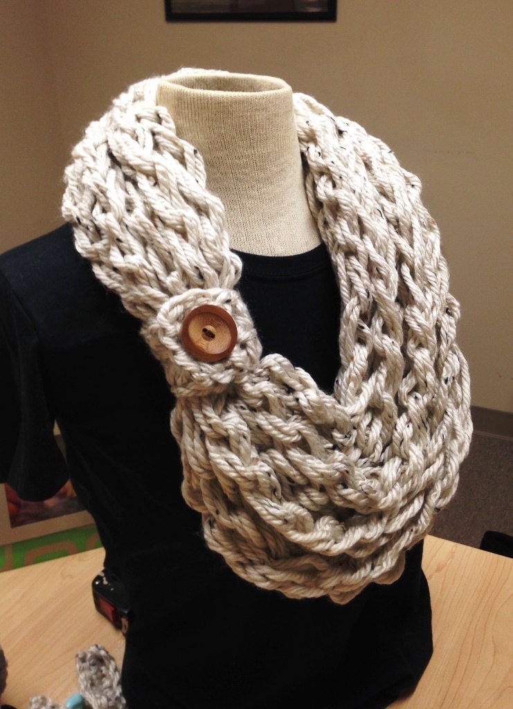 Easy Infinity Scarf Knitting Pattern - Mikes Natura