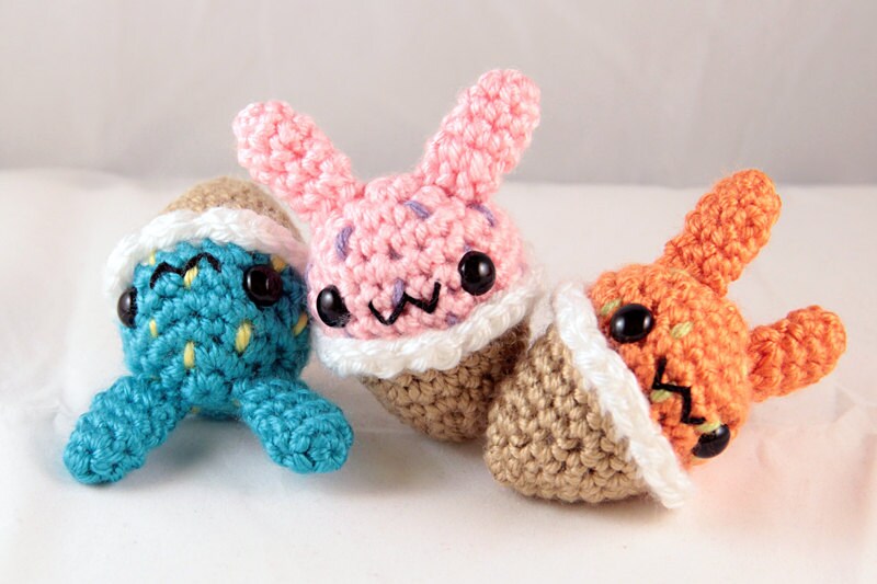 Bunny Cone Rabbit Ice Cream Cone with Optional by PocketSushi