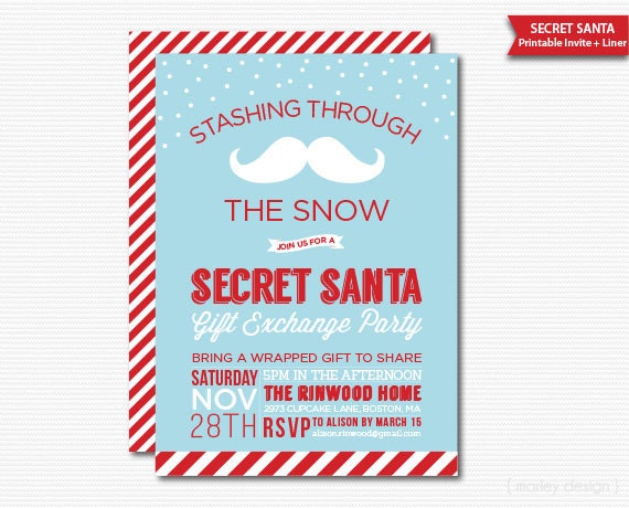 Secret Santa Invitation Wording For The Office 4