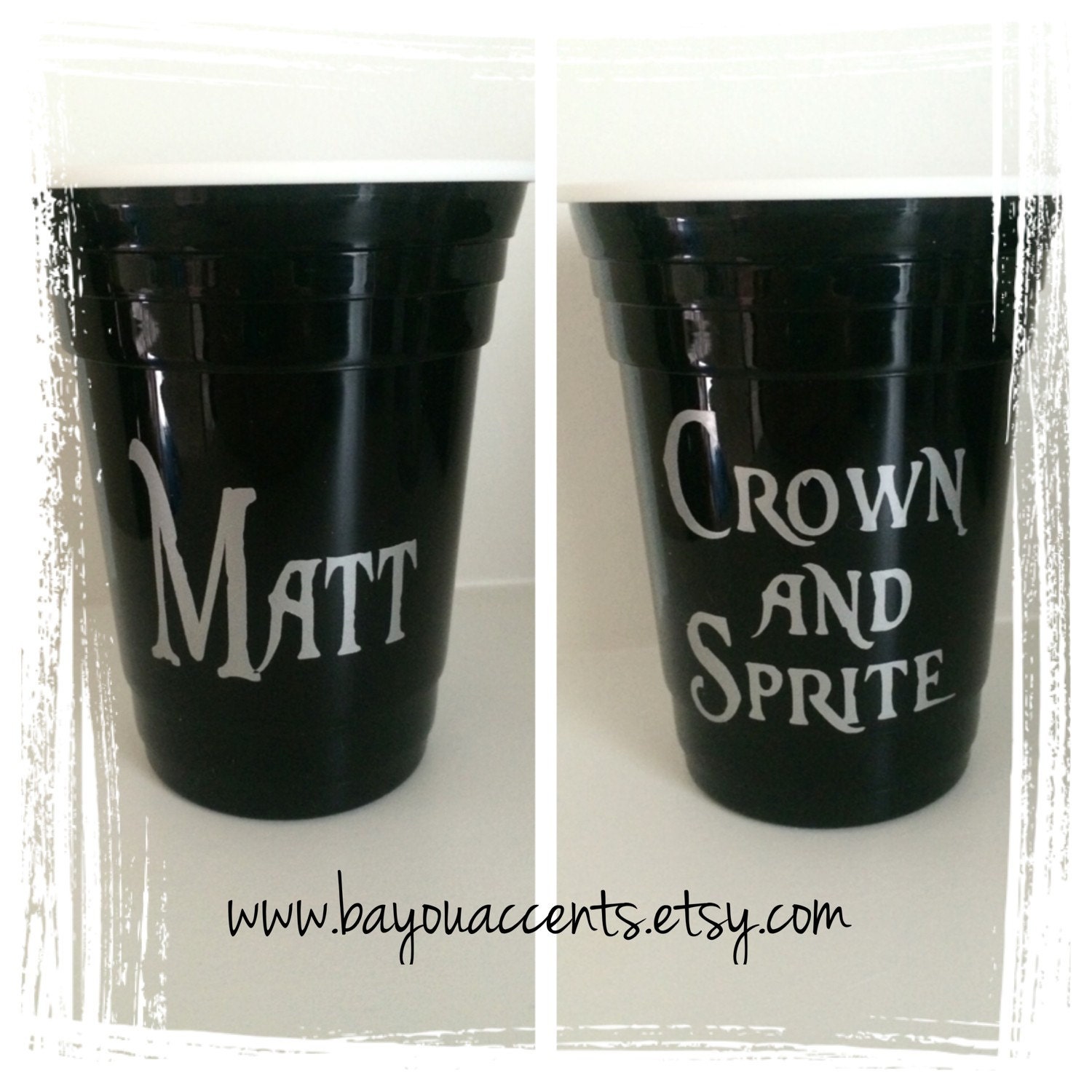 16oz Double Wall Insulated Solo Cup by BayouAccents on Etsy