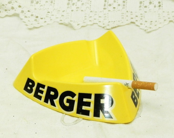 Vintage French Mid Century Promotional Advertising Berger Anisette Ashtray, 60s Bistro Café Decor from Cote D'Azur, 1960 Mediterranean Decor