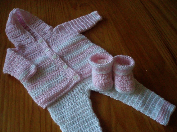 pattern pullover crochet newborn Pattern for Leggings with Baby Crochet and Booties Sweater Hood,