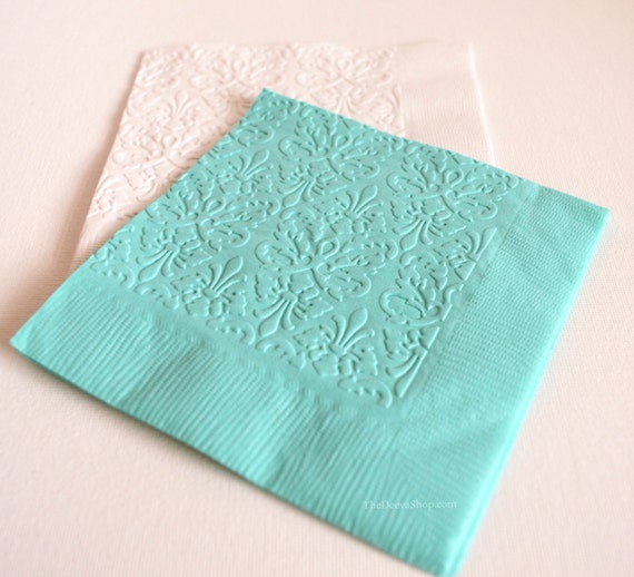 Embossed Cocktail Napkins Embossed Beverage Cocktail Napkins